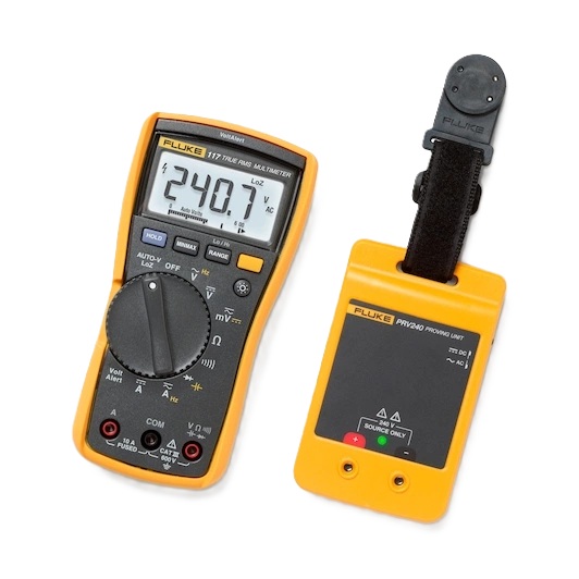 Fluke 4636971 117/PRV240 multiméter PRV240 tesztegység-készlettel