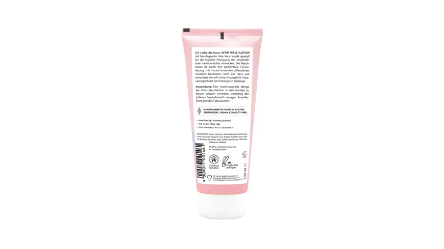 LIEBE DIE NATUR - natürliche Intim Waschlotion 200 ml