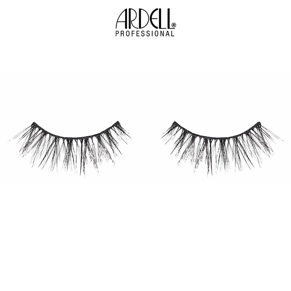 Ardell Faux-Cils Magnétique MegaHold Demi Wispies avec colle/feutre eyeliner Duo 2,5g Faux-Cils Magnétiques en frange réutilisables, avec colle/feutre eyeliner inclus
