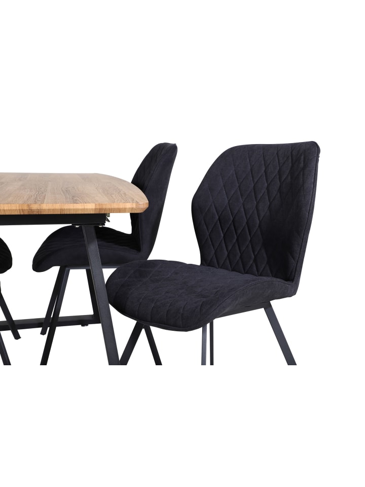 ebuy24 Essgruppe Inca 46 Schwarz 85 x 160 cm günstig kaufen onesize