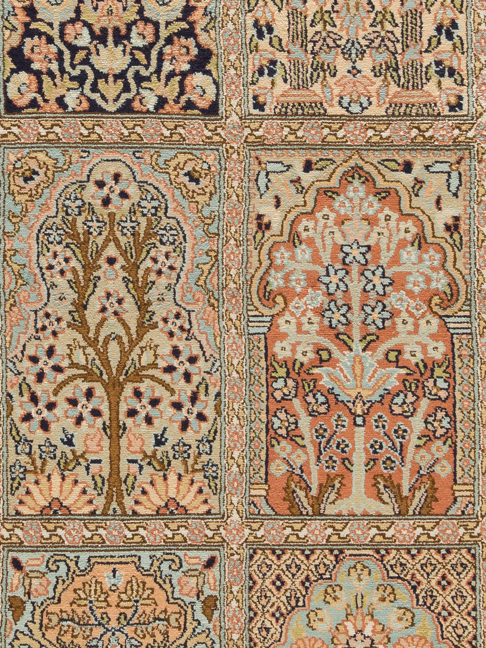 Kaschmir Seide 18/18 ca. 156 x 222 cm, Unikat / Einzelstück