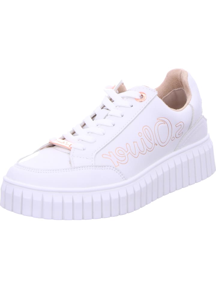 s.Oliver Schnürschuhe in WHITE/ROSEGOLD günstig kaufen