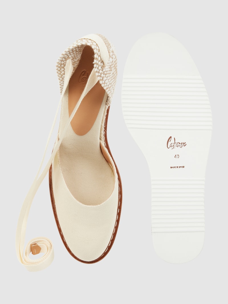 Wedges aus Textil Modell 'Cintia' in offwhite