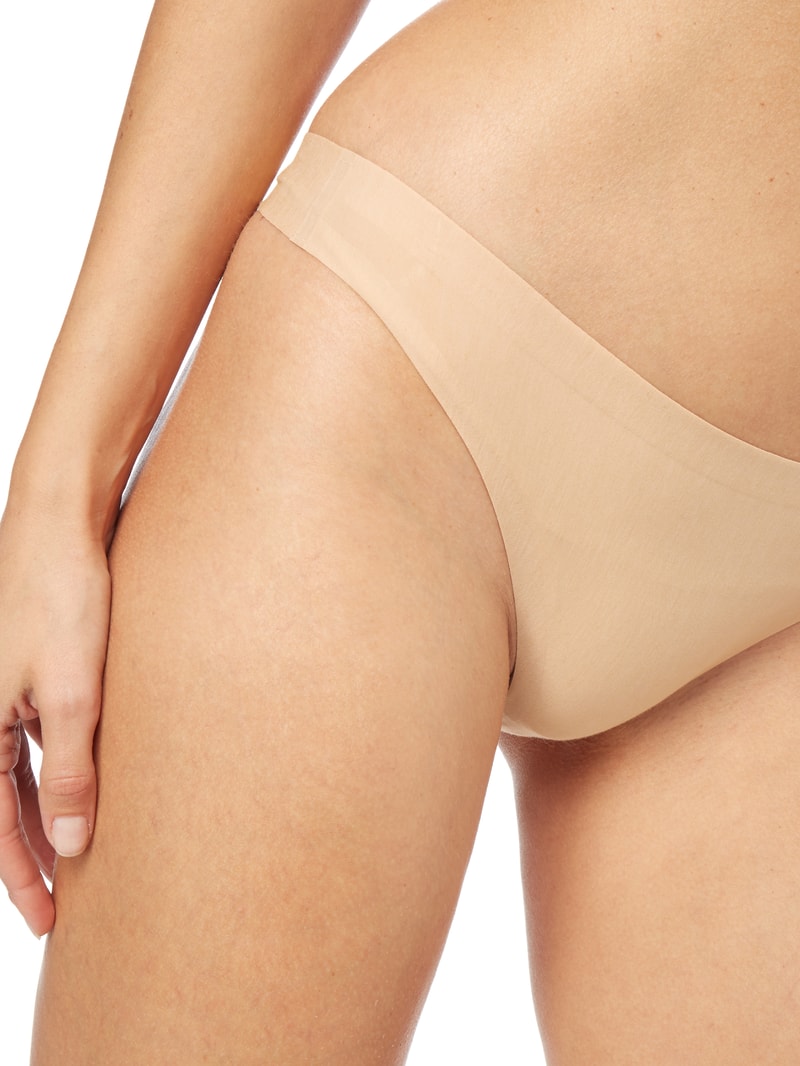 Hip String ohne Nähte in beige