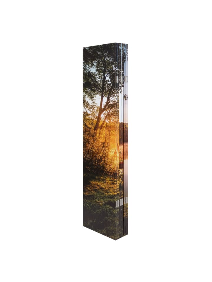 MCW Foto-Paravent mit Schallschutz L55, 180x245cm Waldsee günstig kaufen onesize