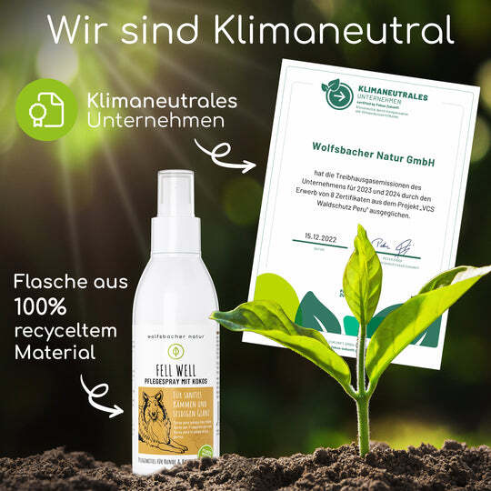 Wolfsbacher Natur Fellpflege Wolfsbacher Natur Fellpflege Spray Kokos