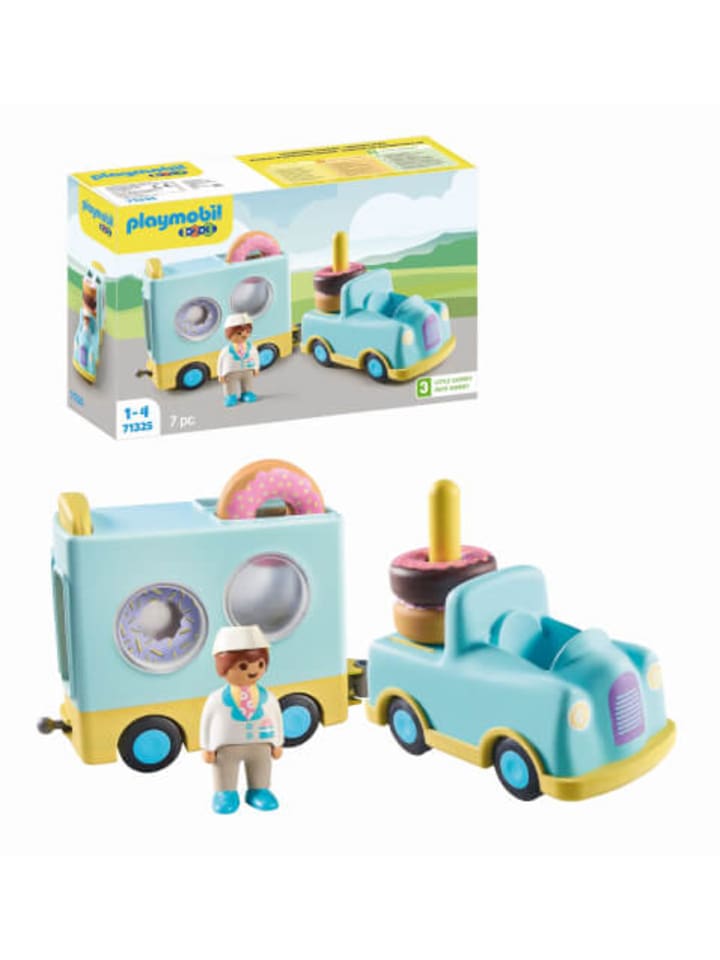 Playmobil Spielfigur Set 1.2.3 Donut Truck mit Stapel- und Sortierfunktion, ab 1 Jahr günstig kaufen onesize