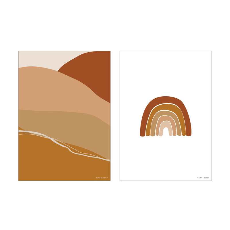 Poster horizon Rust A3 Little Dutch