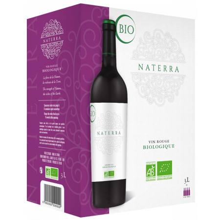 BIB 3L - ROUGE BIO NATERRA 2022