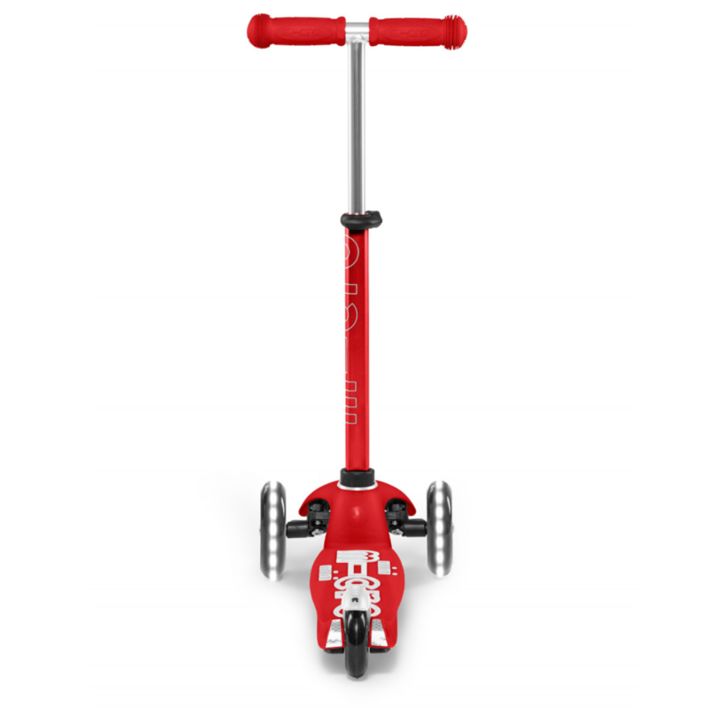 Trottinette 3 Roues - Mini Micro Deluxe Rouge Led