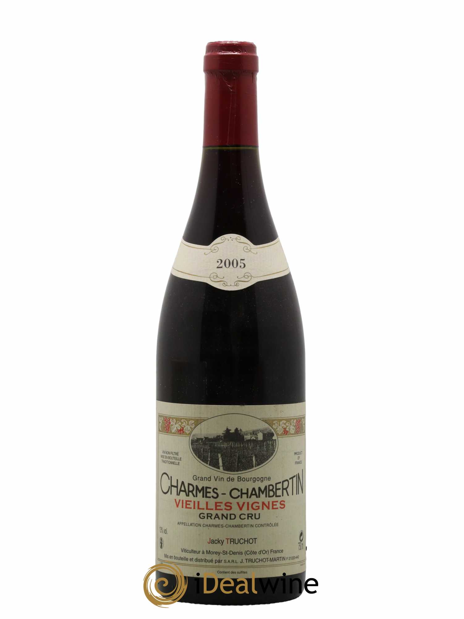 Charmes-Chambertin Grand Cru Vieilles Vignes Jacky Truchot  2005 - Lot de 1 Bouteille