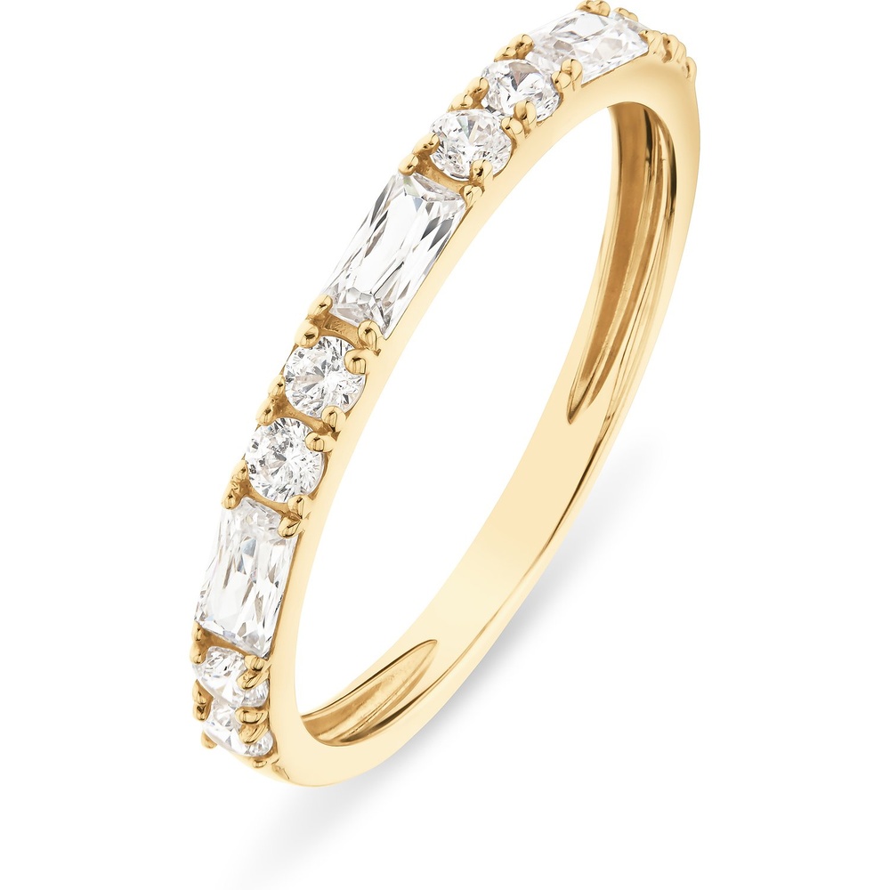 FAVS Bague pour femme 375 Or jaune or jaune Bague