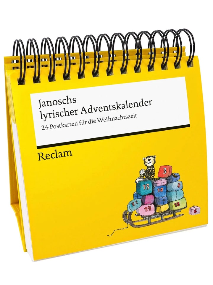 Reclam Verlag Janoschs lyrischer Adventskalender | Dekorativer Postkarten-Adventskalender... günstig kaufen onesize
