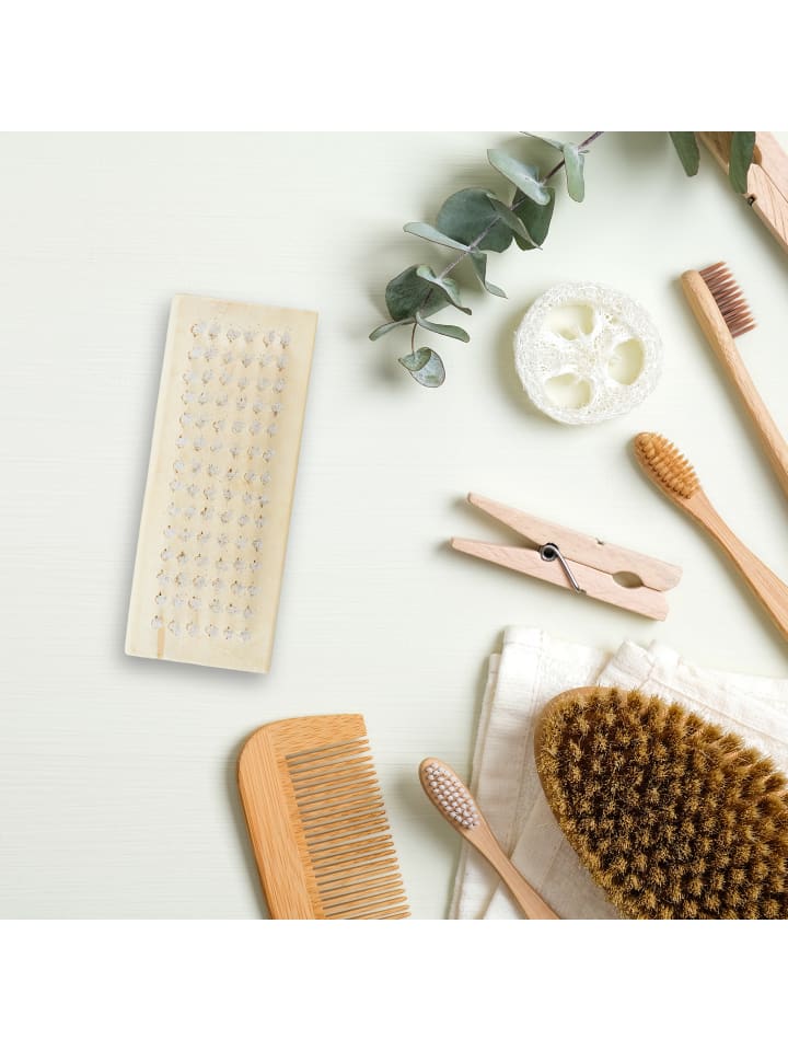 relaxdays 10er-Set: Handbürste in Natur günstig kaufen onesize