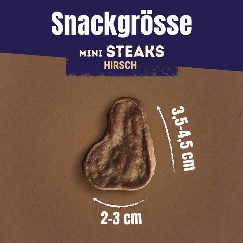 Adventuros Snacks Adventuros Mini Steaks Hirsch 7x70g