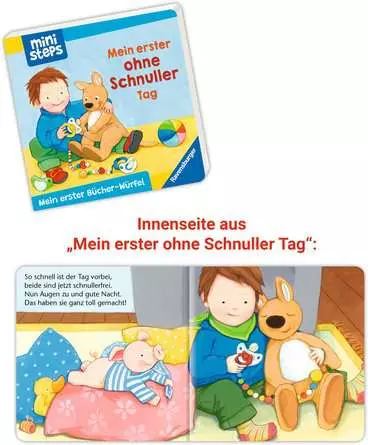 ministeps: Mein erster Bücher-Würfel: Töpfchen, Schnuller, Gute Nacht (Bücher-Set)