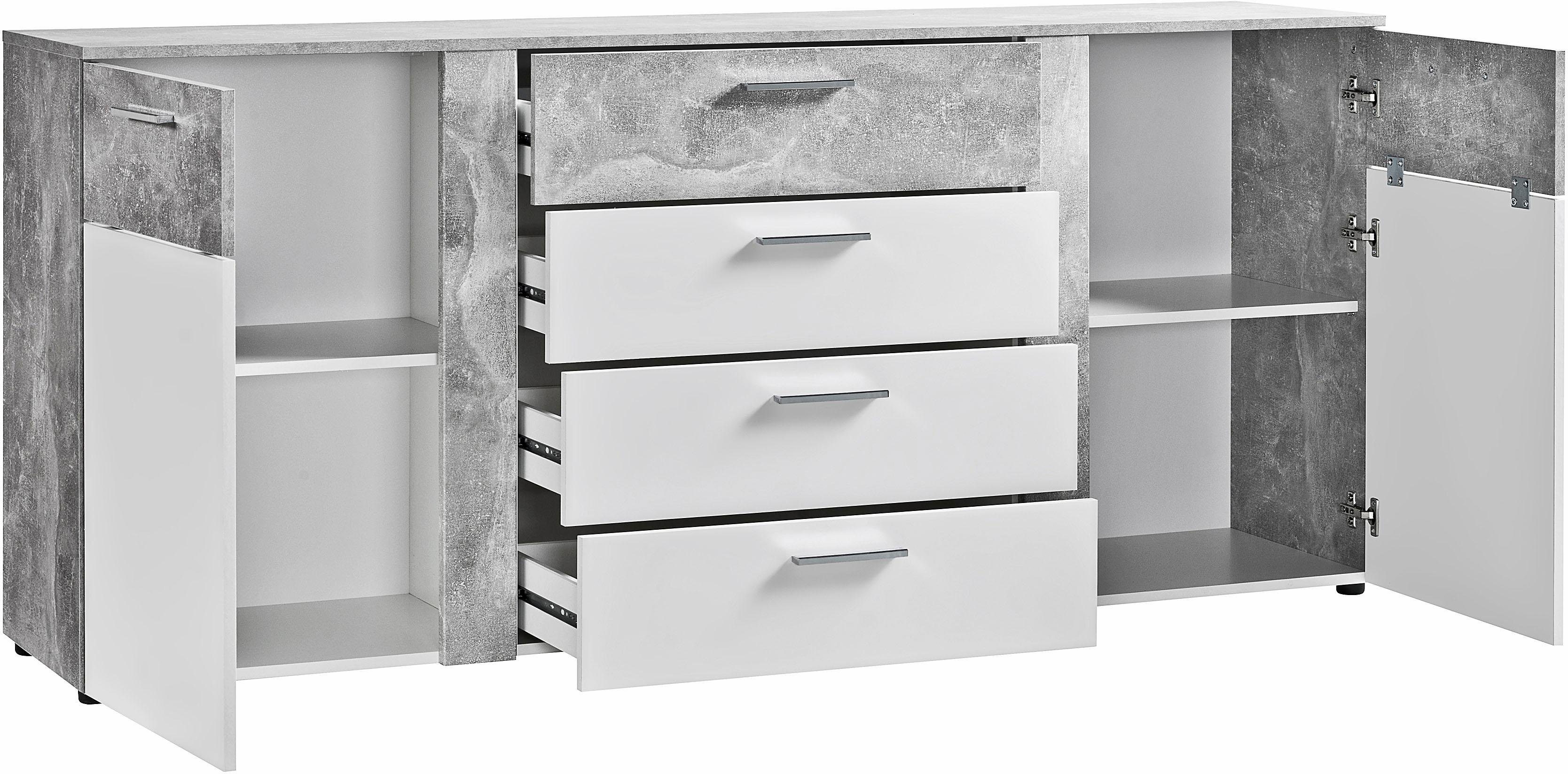 Procontour Kommode Trenti, Breite 180 cm mit zweifarbiger Front