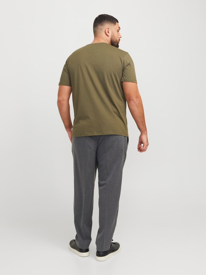 JACK & JONES PLUS T-shirt in Olive Night günstig kaufen