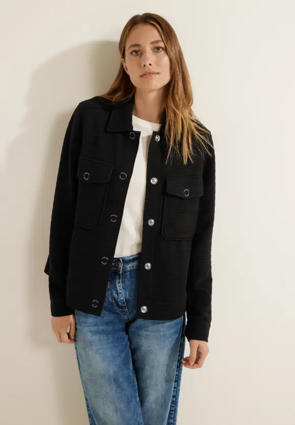 CECIL Shirtjacke mit Struktur