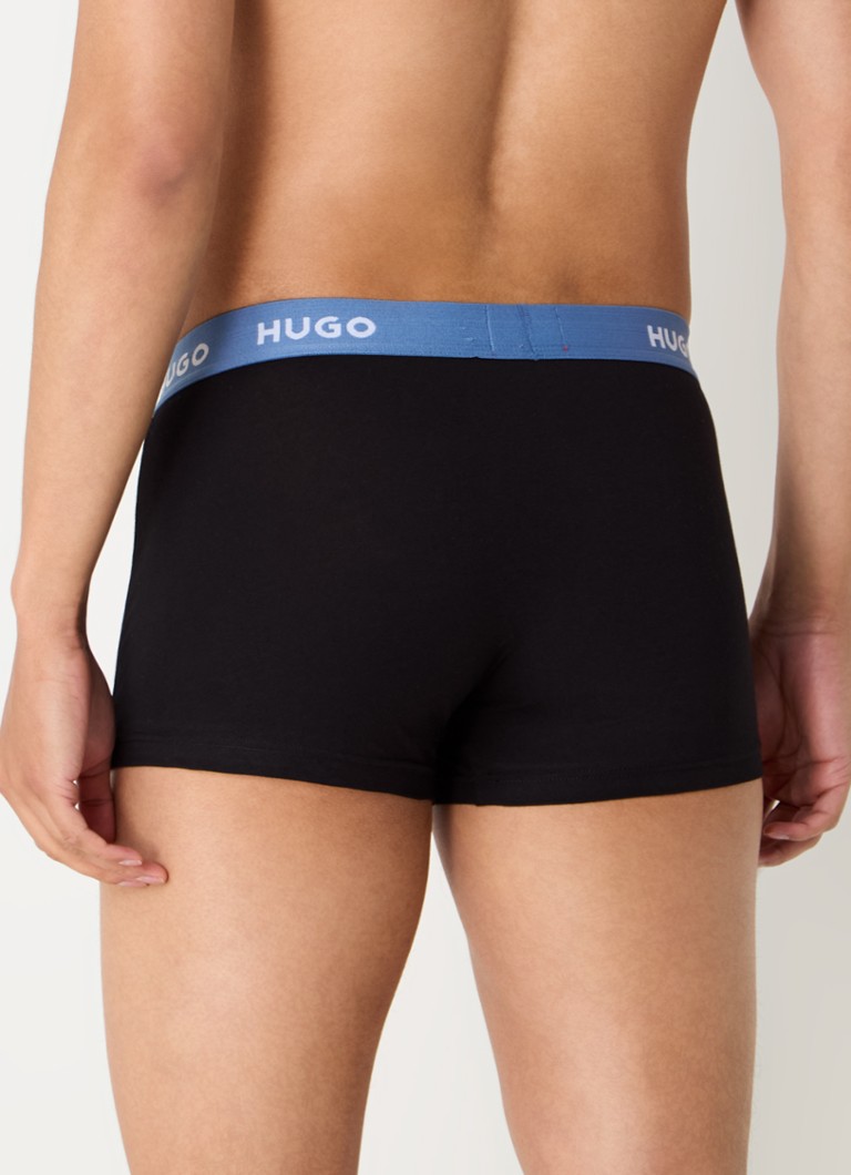 Lot de 3 boxers HUGO BOSS avec ceinture logotée