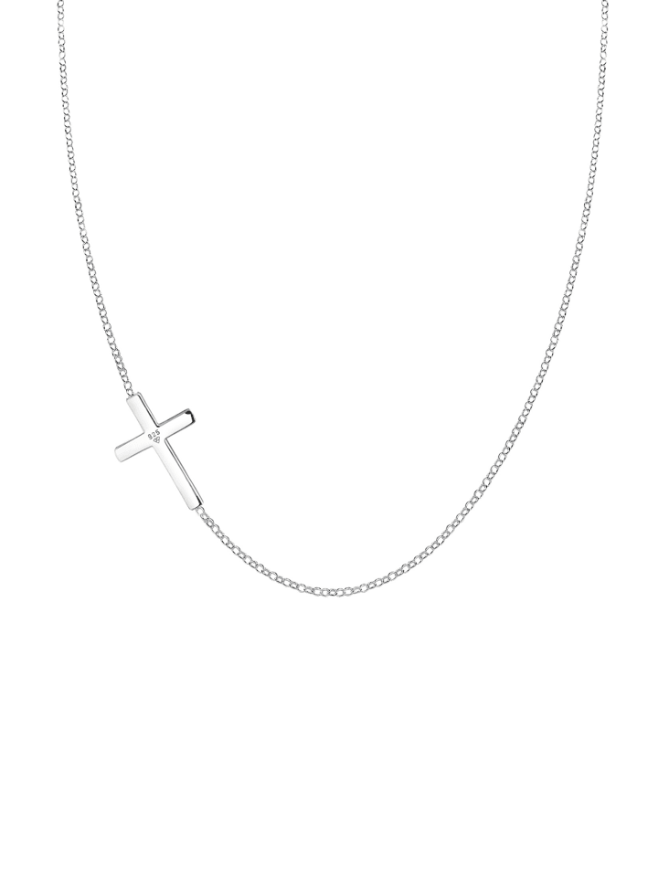 Elli Halskette 925 Sterling Silber Kreuz in Silber günstig kaufen