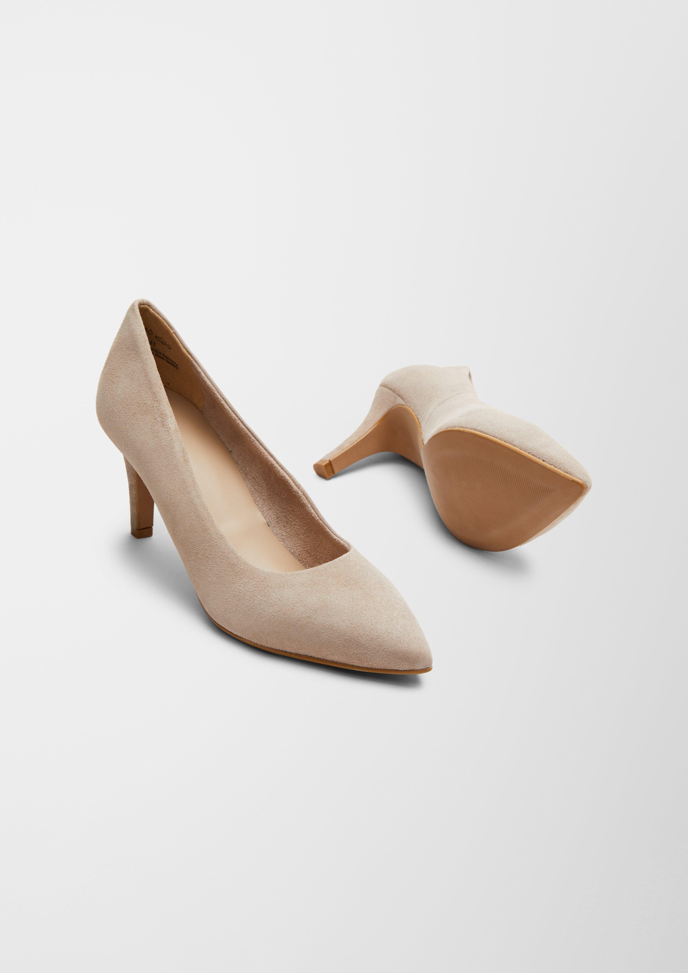 Spitze Veloursleder-Pumps  6006456-341