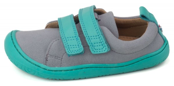 Poppis ~ Nono LowCut Klettschuh vegan ~ Grau/Petrol