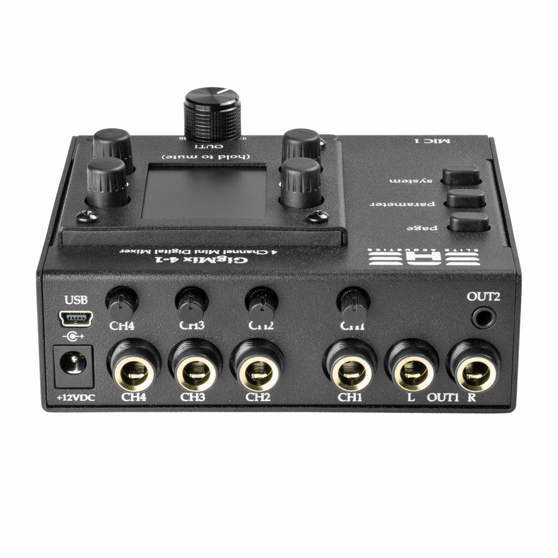 Elite Acoustics Mischpult Elite Acoustics GigMix 4-1 Digitalmixer mit Kabel