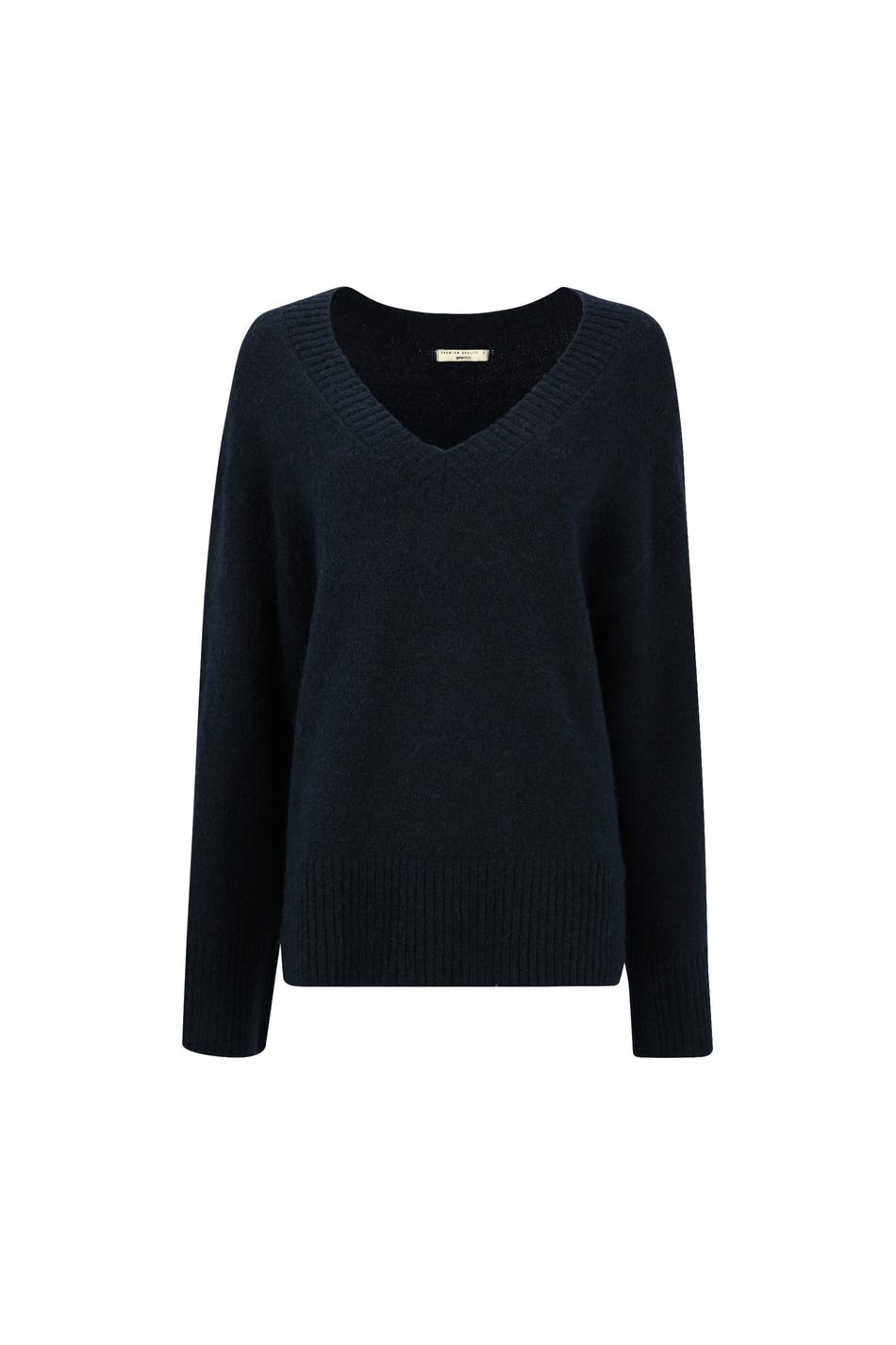 V-neck knitted sweater