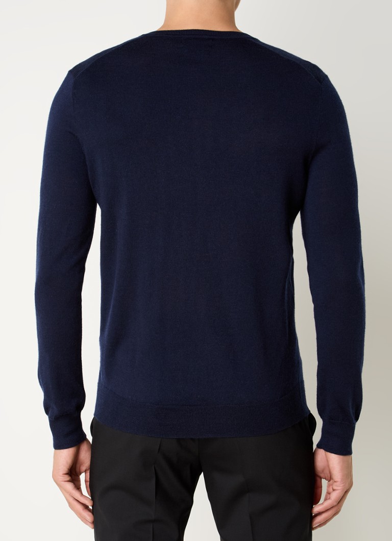 Ralph Lauren Fine-knit wool pullover with logo