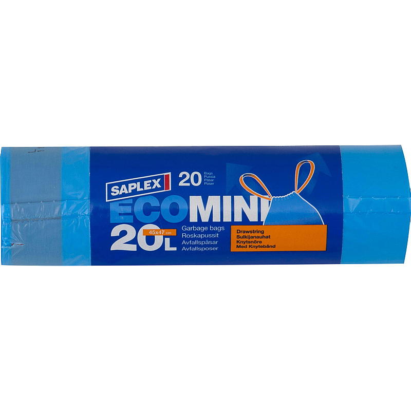 Saplex Avfallsekk 20-pk 45x47 cm knyt Saplex