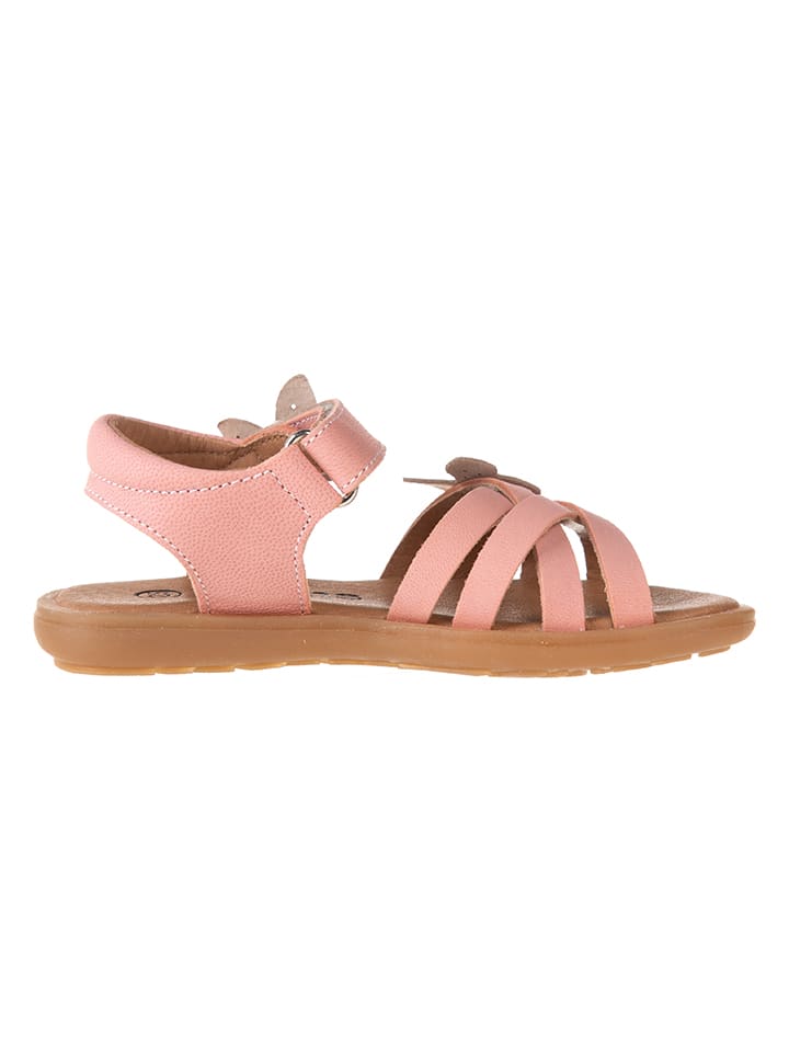 kmins Leder-Sandalen in Rosa günstig kaufen