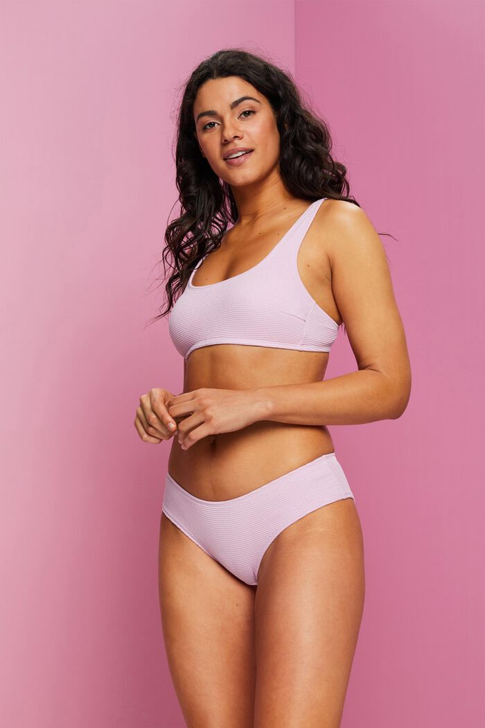 Strukturierte Hipster-Bikinihose
