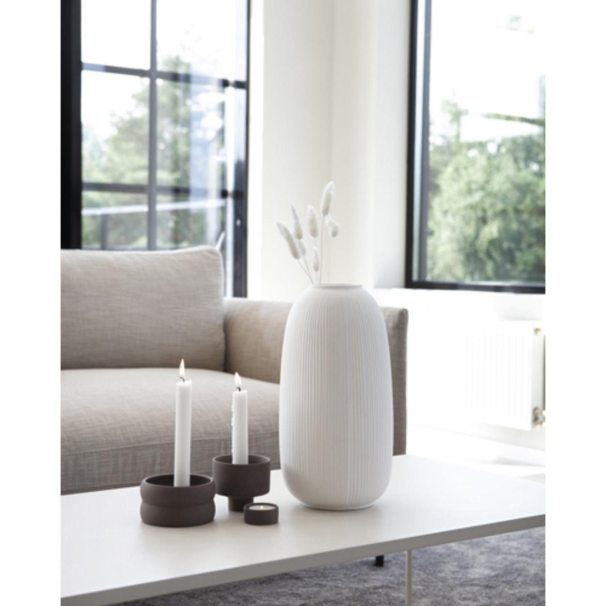 Storefactory Dekovase Vase Åby Weiß XL (17x35cm)