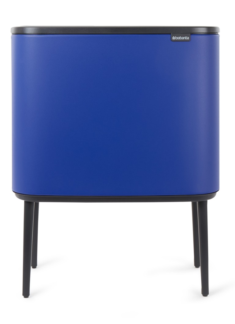 Lixeira dupla Brabantia Bo Touch Bin para reciclagem, com tampa e pés, 11 + 23 litros