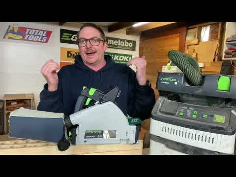Serra de imersão sem escova FESTOOL 18V 2 x 5,2 Ah 160 mm com conjunto de trilho 1400 mm 577282