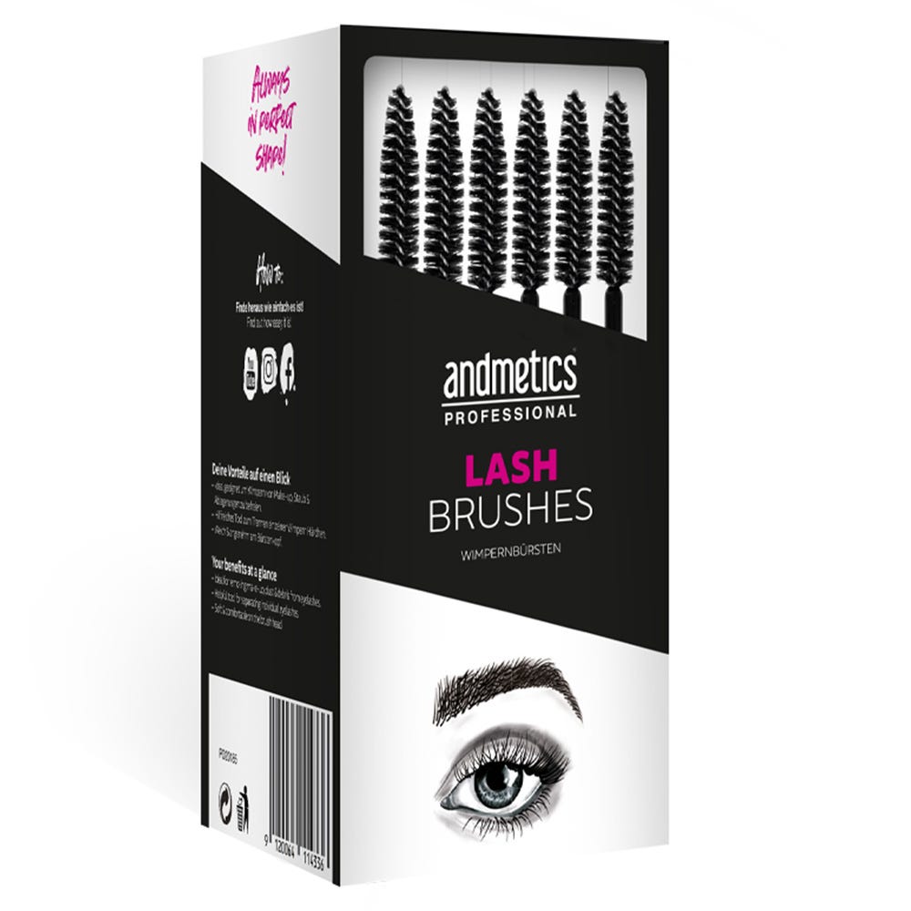 andmetics Lash Brush Professional 80 Stück