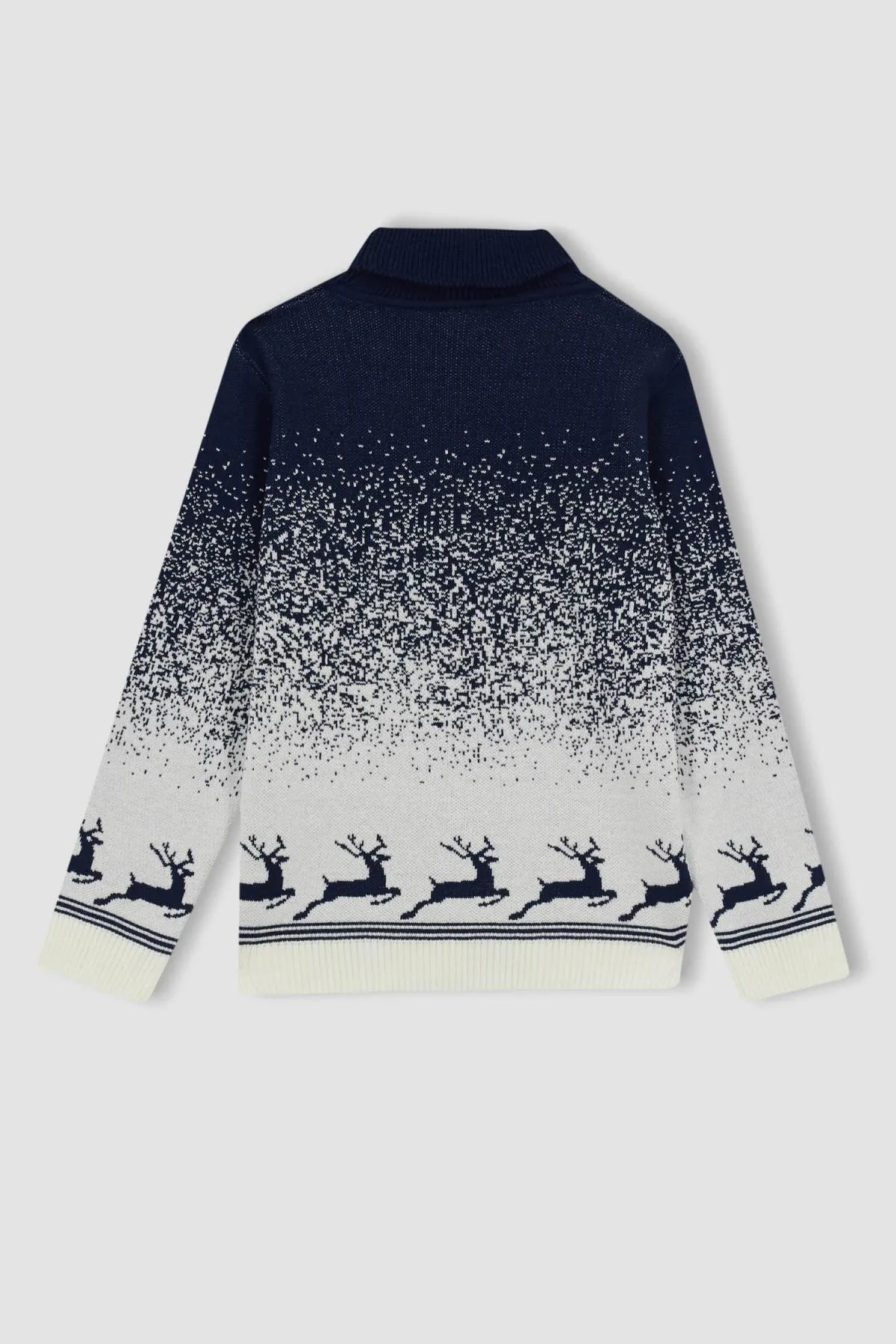 DeFacto  Rollkragenpullover mit Weihnachtsmotiv für Jungen
