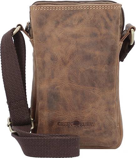 Greenburry Vintage Umhängetasche Leder 12.5 cm