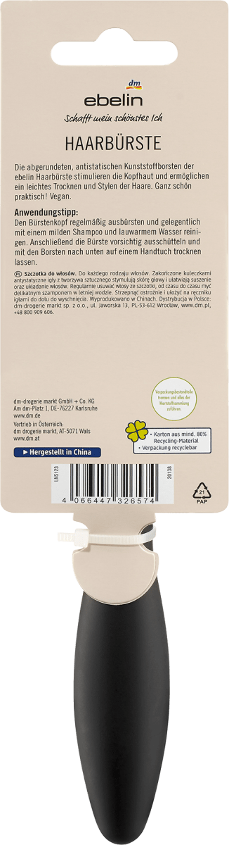 Haarbürste, 1 St