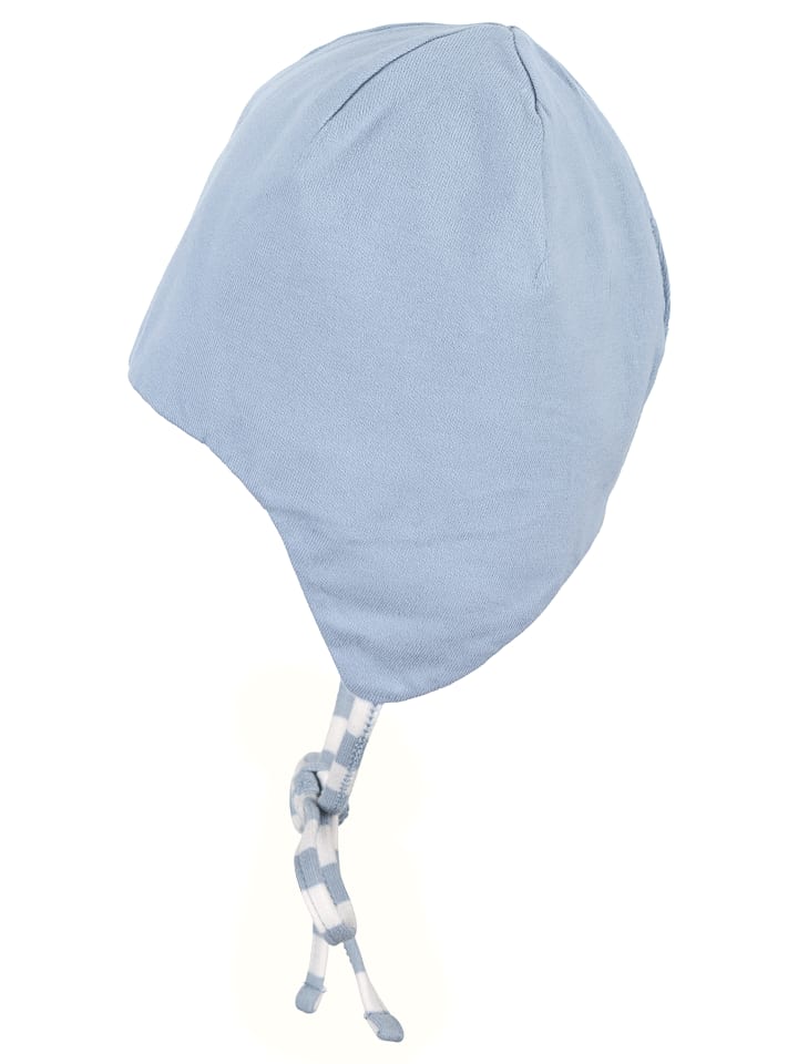 Sterntaler GOTS Mütze Streifen in blaugrau günstig kaufen