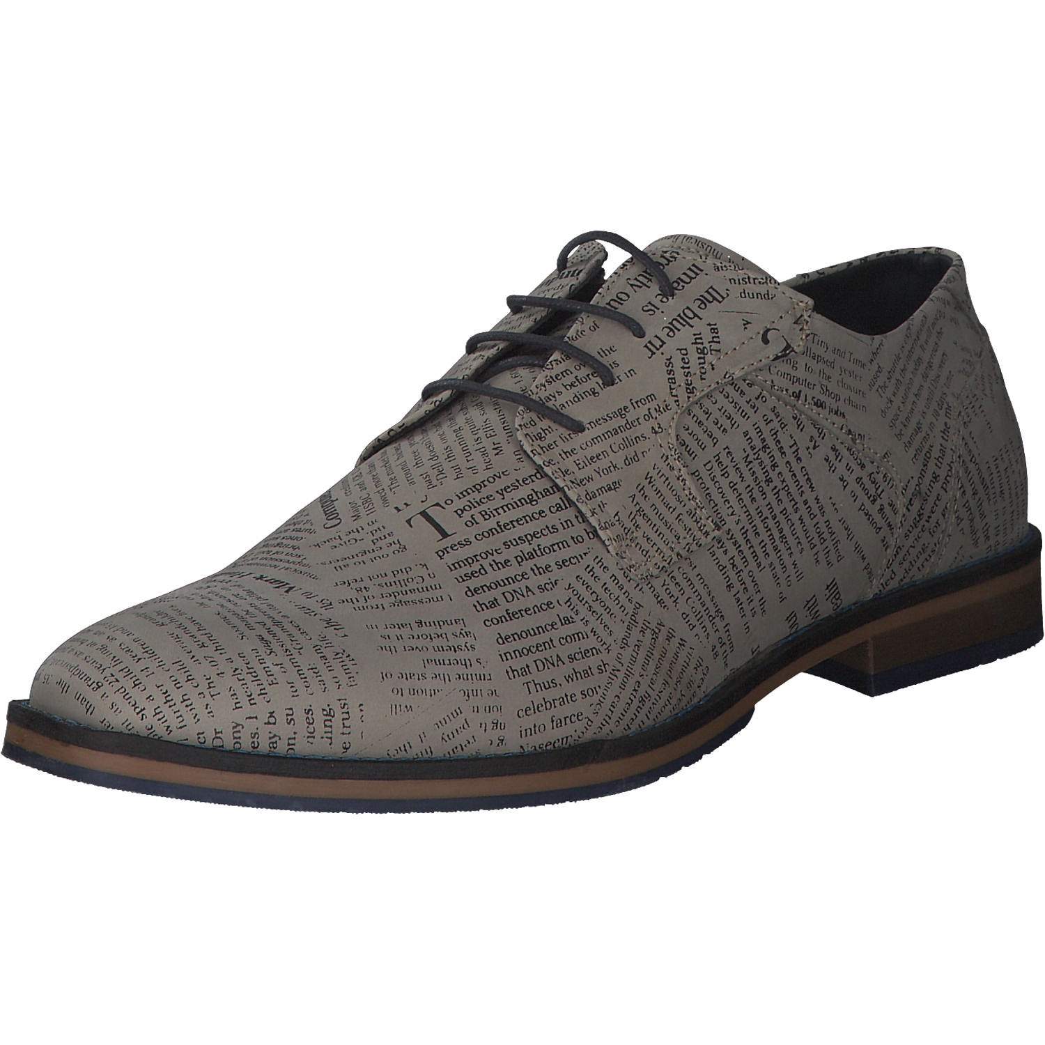 Shoes Unlimited 663 K2 1008A, Klassische Halbschuhe, Herren, grau
