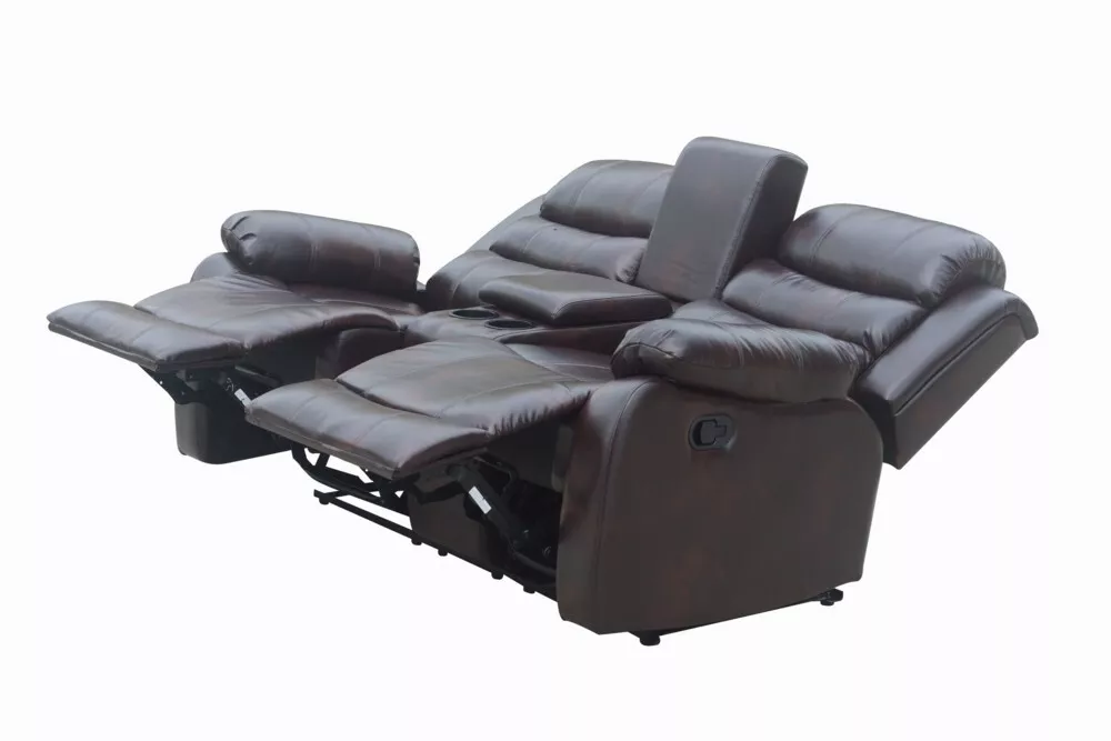 Happy Home Relaxsofa-Set 3tlg. mit 5 Relaxfunktionen braun