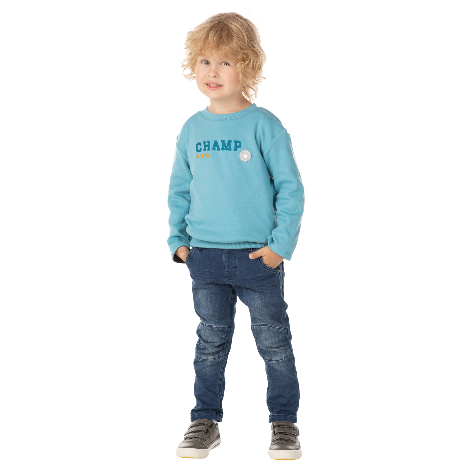 Coole Kinderjeans mit Knieeinsätzen