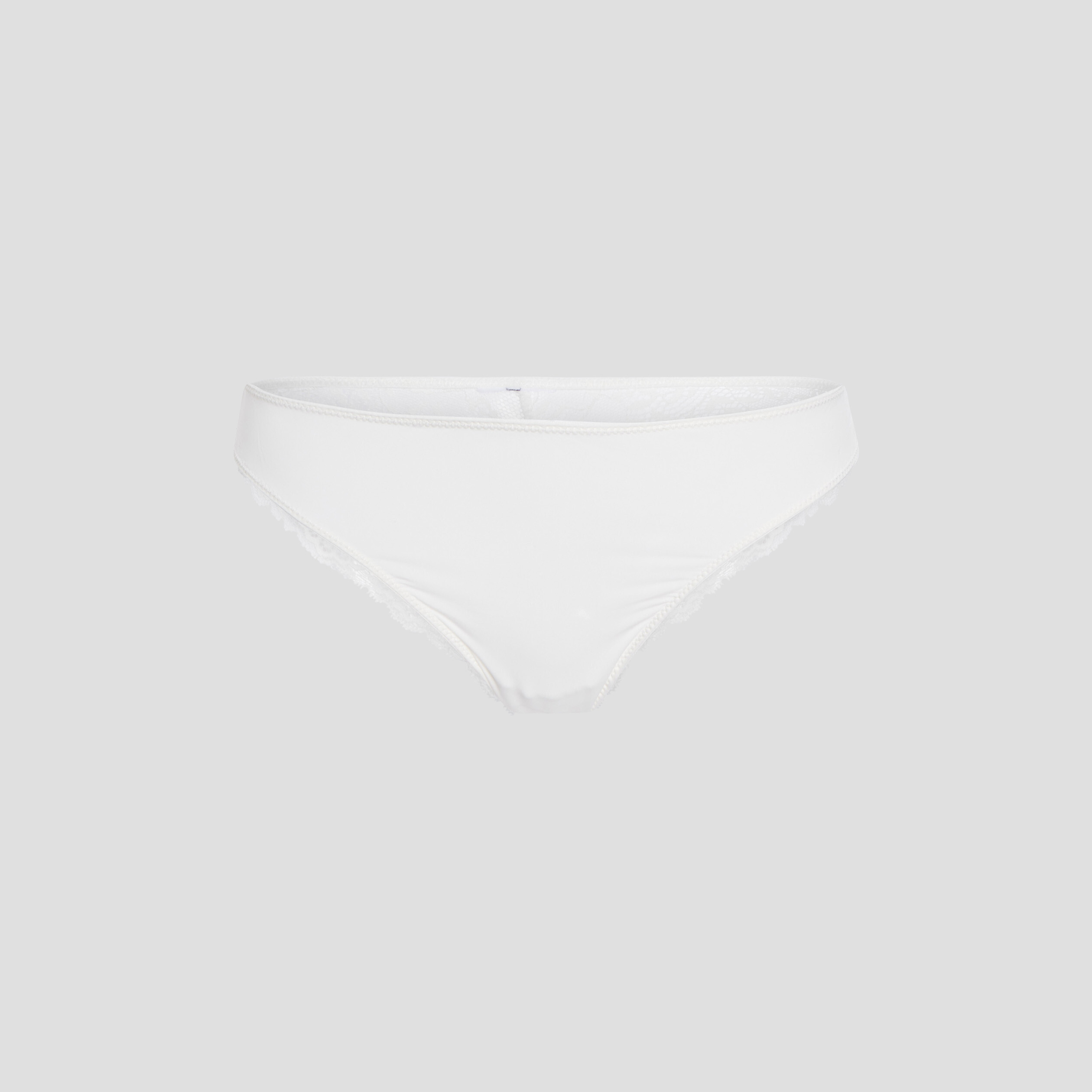 Tanga avec micro dentelle ivoire femme | La Halle