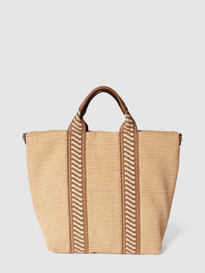 Shopper mit abnehmbarem Schulterriemen Modell 'Kaia' in beige