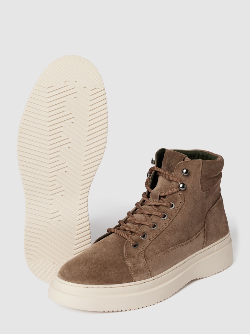 Boots aus Veloursleder Modell 'ALGOT' in taupe