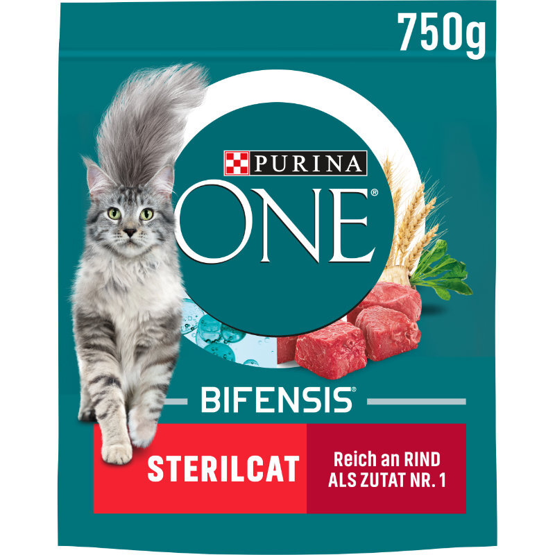 Purina ONE Trockenfutter Purina ONE BIFENSIS Sterilcat Rind 750 g