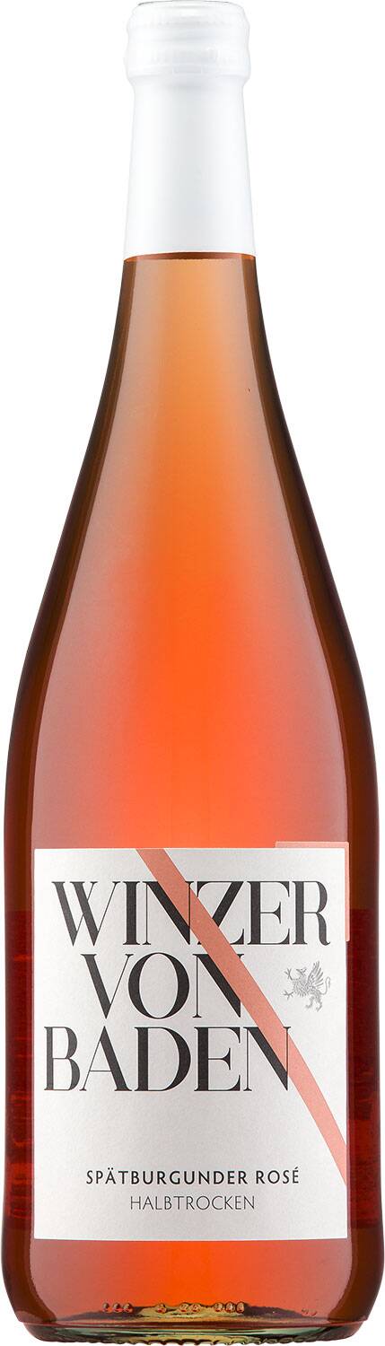 Winzer von Baden Spätburgunder Rosé halbtrocken 1 Liter 2022