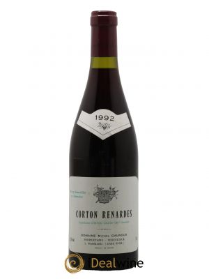 Corton Grand Cru Renardes Michel Gaunoux  1992 - Lot de 1 Bouteille